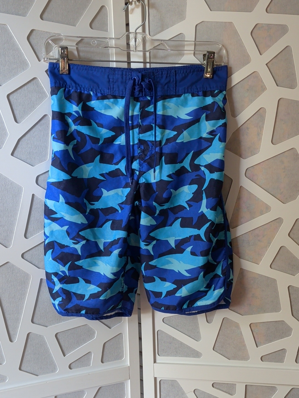 Arizona Jean Company Blue Shark Camo Swim Trunks